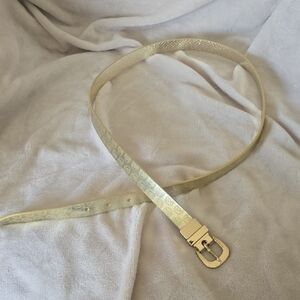 Michael Kors Elegant Gold Belt